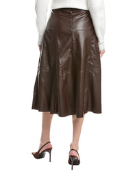 1.State Panelled Belted Midi Skirt