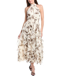 1.State Flounce Cascading Maxi Dress