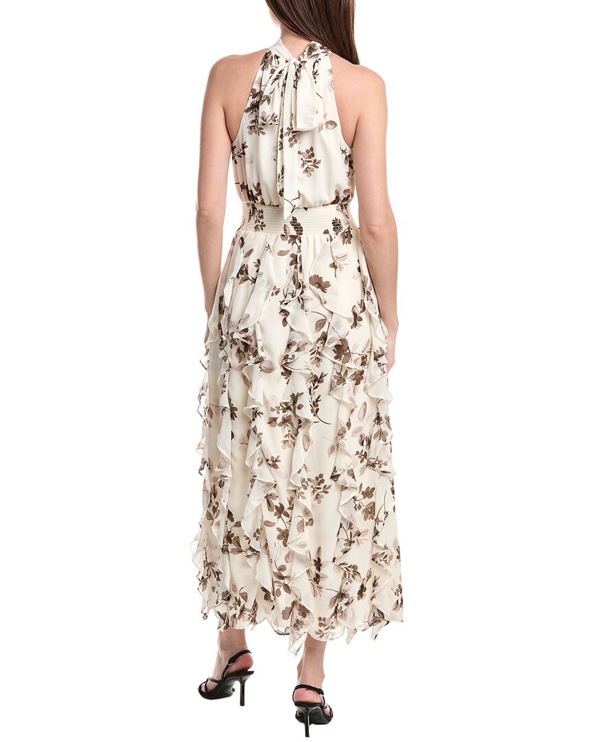 1.State Flounce Cascading Maxi Dress