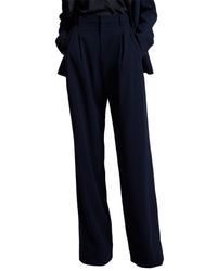 A.L.C. Charles Wool-Blend Pant 6 Blue