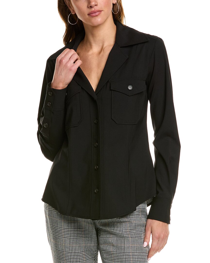 A.L.C. Stan Wool-Blend Top Black