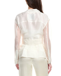 3.1 Phillip Lim Organza Silk Top