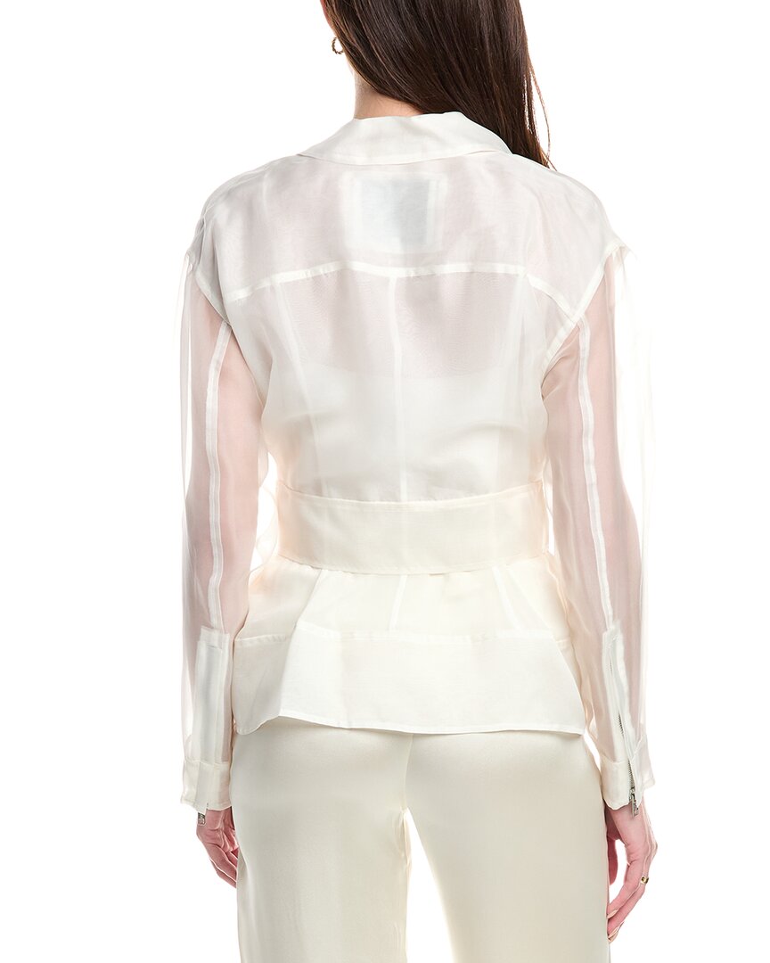 3.1 Phillip Lim Organza Silk Top