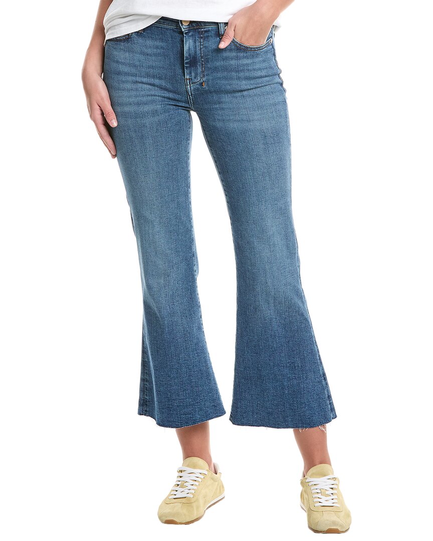 7 For All Mankind Womens Slim Illusion Cropped Dojo Yuma Jean, 28, Blue