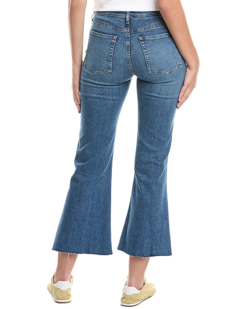 7 For All Mankind Womens Slim Illusion Cropped Dojo Yuma Jean, 28, Blue