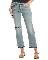 7 For All Mankind Calie Shore Break Straight Ankle Jean