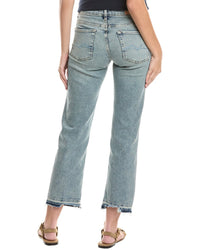 7 For All Mankind Calie Shore Break Straight Ankle Jean