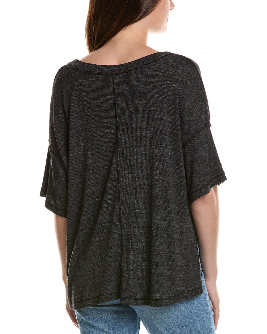Project Social T Oh Girl Raw V-Neck T-Shirt