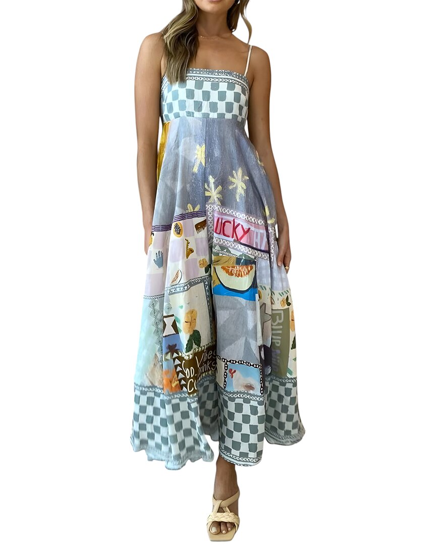 Charlotte Green Maxi Dress