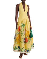 Charlotte Green Maxi Dress