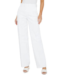 L’AGENCE L’Agence Brooklyn High-Rise Utility Wide Leg Blanc Jean
