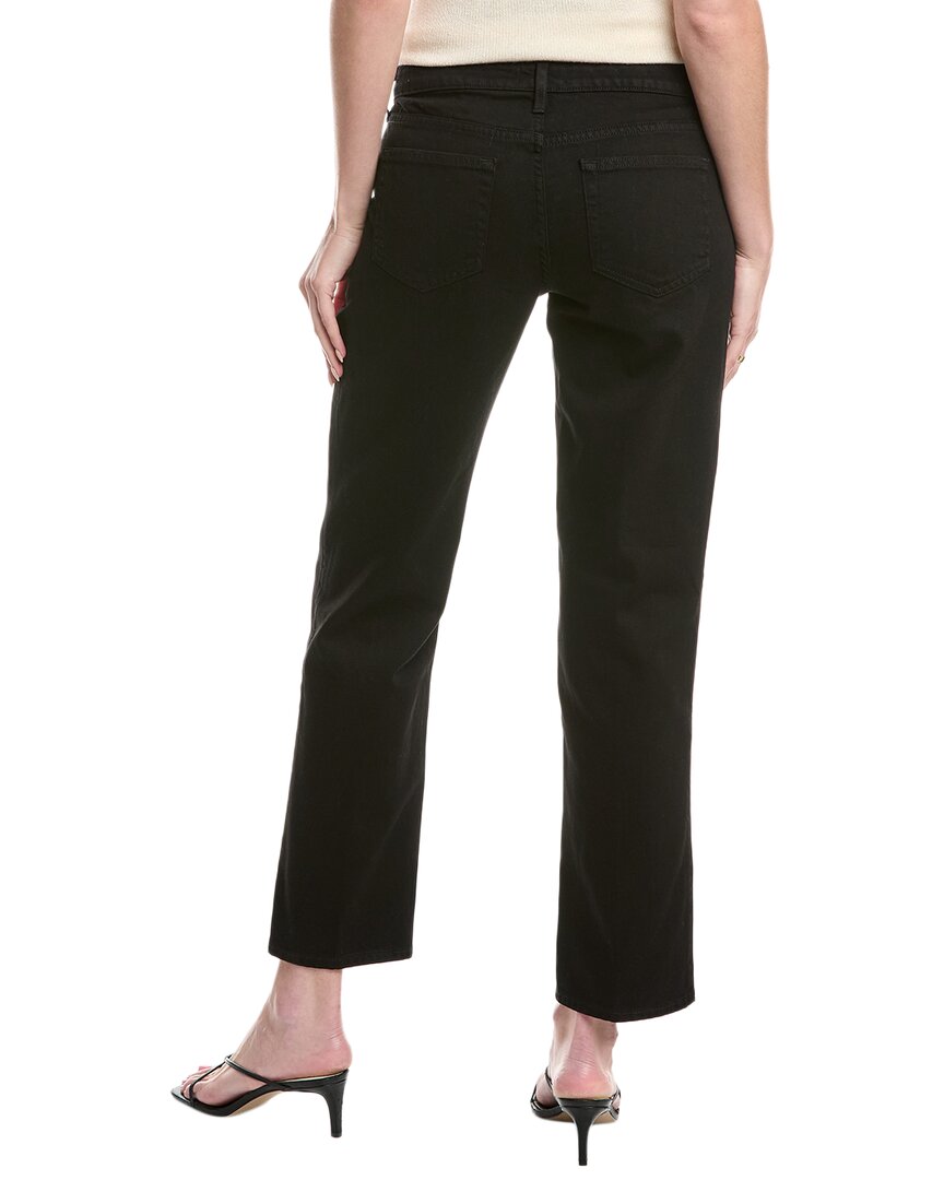 L’Agence Nevia Low-Rise Slouch Straight Noir Jean