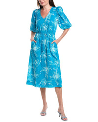 Ros Garden Naira Crinkle Maxi Dress Regular 0 (XS) Blue