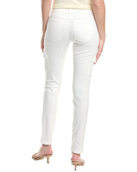 Cabi White Skinny Cargo Jean
