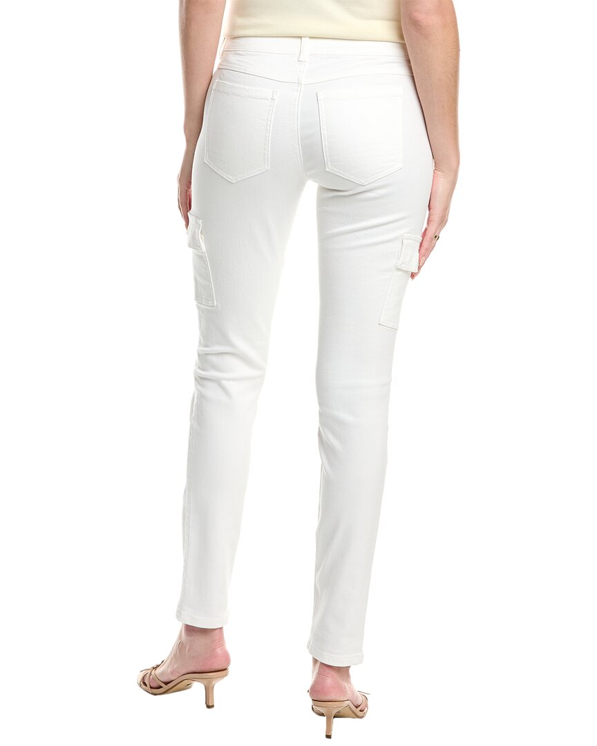 Cabi White Skinny Cargo Jean