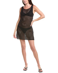 Sea Level Australia Surf Mesh Sleeveless Cover-Up Black