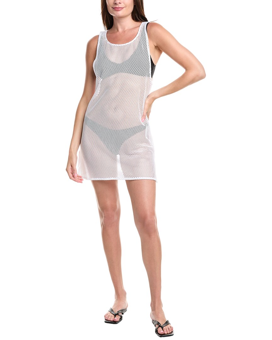 Sea Level Australia Surf Mesh Sleeveless Cover-Up White