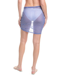 Sea Level Australia Varsity Drawstring Mesh Mini Skirt