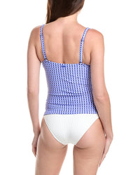 Sea Level Australia Checkmate Cross Front Multifit Singlet Top