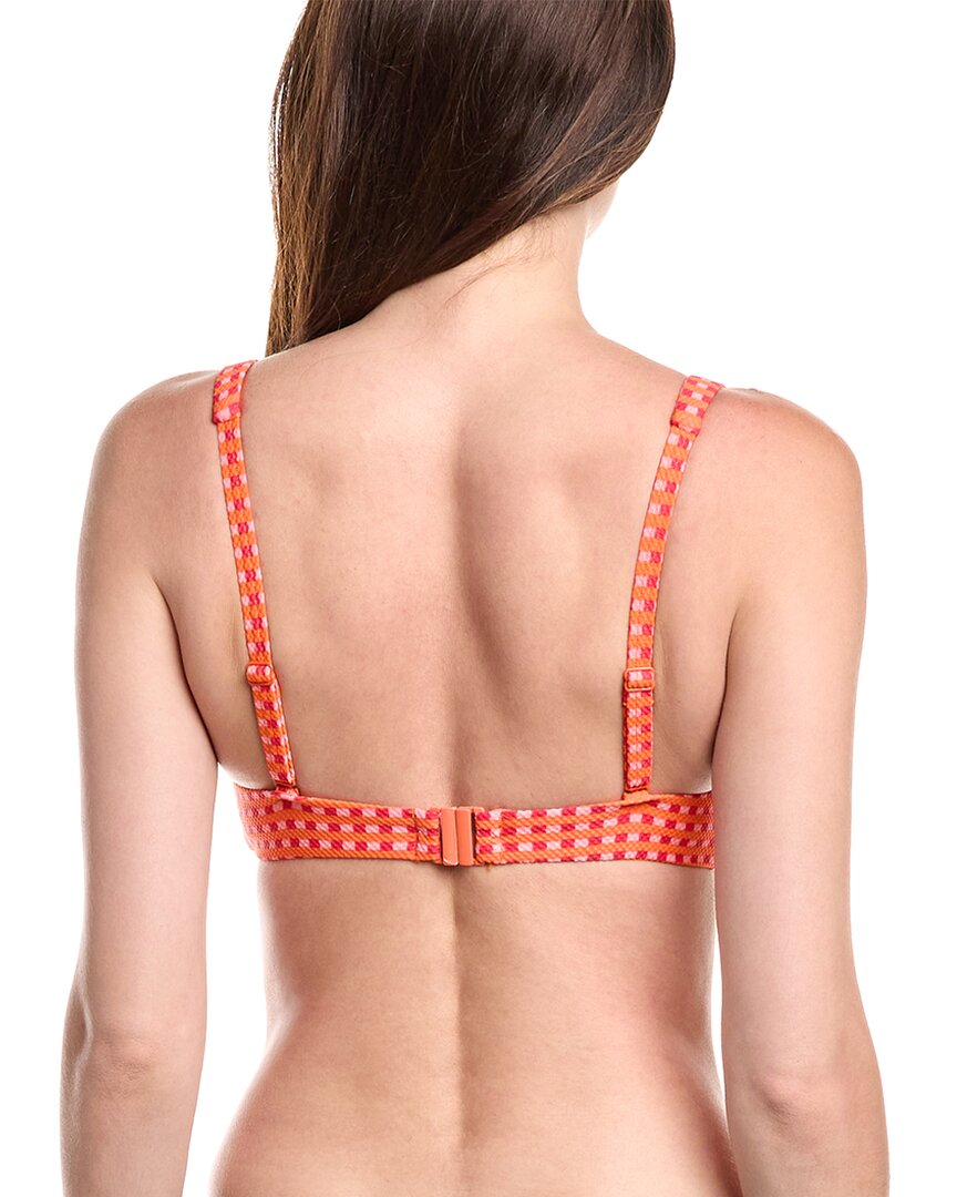 Sea Level Australia Checkmate Longline Underwire Bikini Top