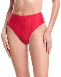 Sea Level Australia Honeycomb Retro High-Waist Bikini Bottom