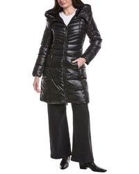 Kenneth Cole Soft Belted Puffer Coat