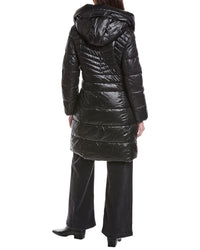 Kenneth Cole Soft Belted Puffer Coat