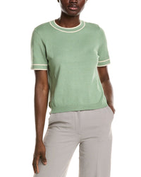Vince Camuto Tipping Sweater Green