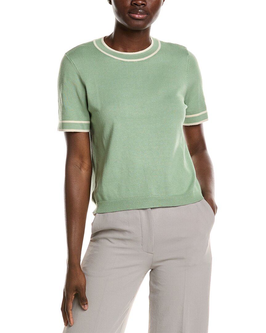 Vince Camuto Tipping Sweater Green