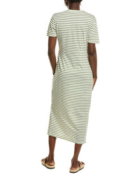 Vince Camuto Pleated Side T-Shirt Dress