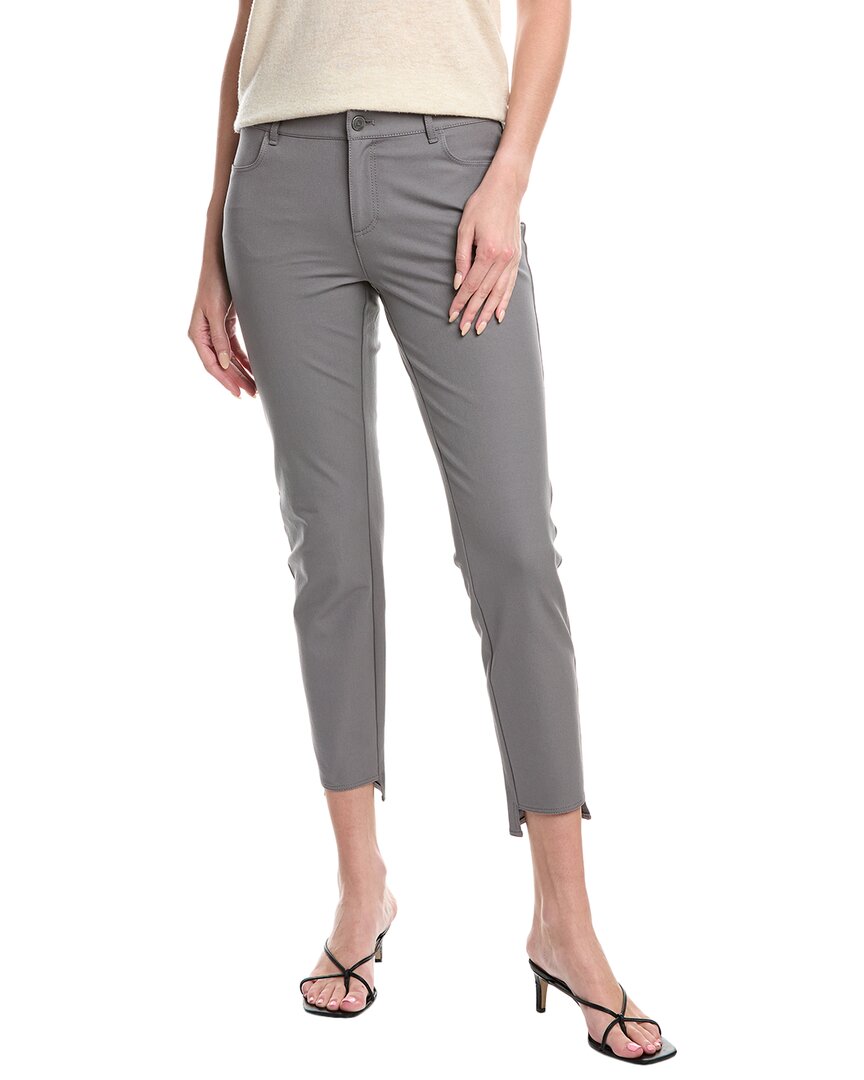 Lafayette 148 New York Mercer Step Hem Jean Grey Multi