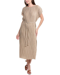 Lafayette 148 New York Belted Maxi Dress Regular 8 (M) Brown Multi