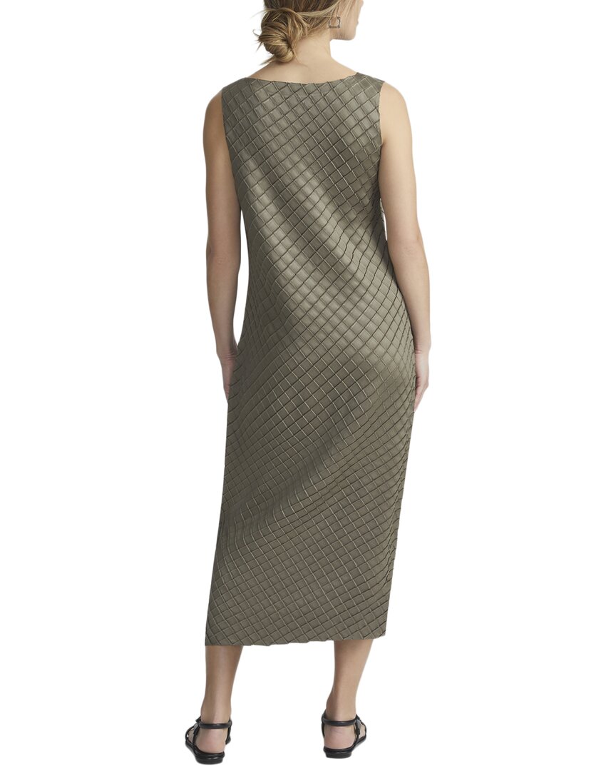 Lafayette 148 New York Diamond Plisse Midi Dress
