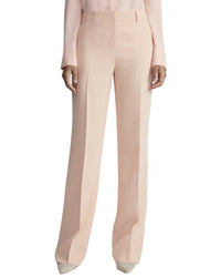 Lafayette 148 New York Plus Gates Full Leg Pant Pink Regular 0 (XS)