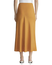 Lafayette 148 New York Bias Cut Flared Silk Maxi Skirt