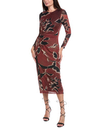Kenneth Cole Knot Front Maxi Dress