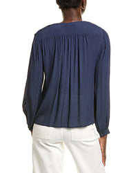 Brooks Brothers Ruffle Blouse