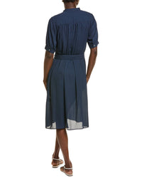 Brooks Brothers Dot Print Shirtdress