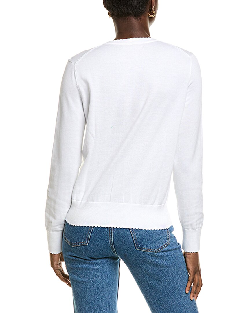 Brooks Brothers Brooks Brothers Scalloped Cardigan