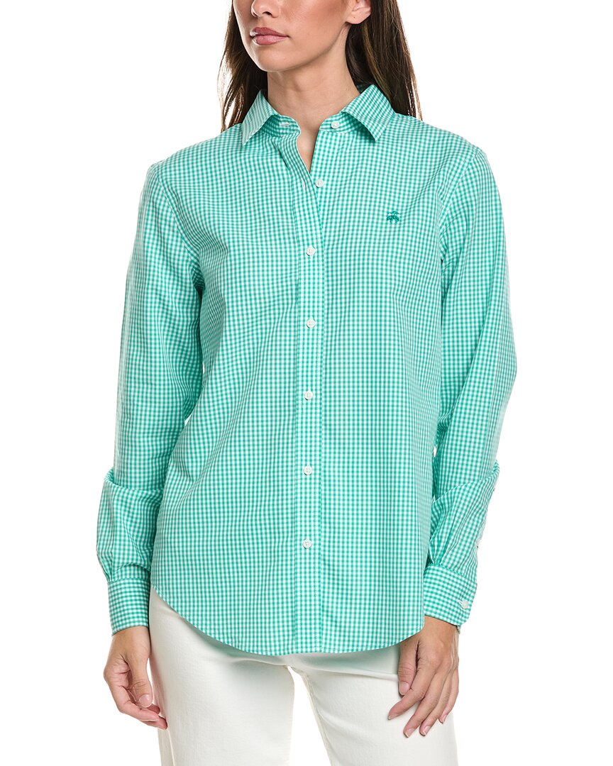 Brooks Brothers Brooks Brothers Classic Gingham Blouse