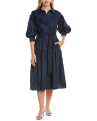 Gracia Balloon Sleeve Shirtdress
