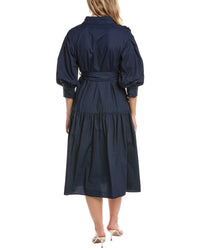 Gracia Balloon Sleeve Shirtdress