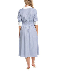 Gracia Pleated Shirtdress