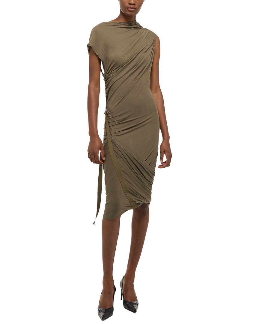 Helmut Lang Wind Dress Regular 8 (M) Green