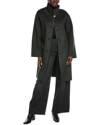 Tahari Sydney Long Wool-Blend Coat
