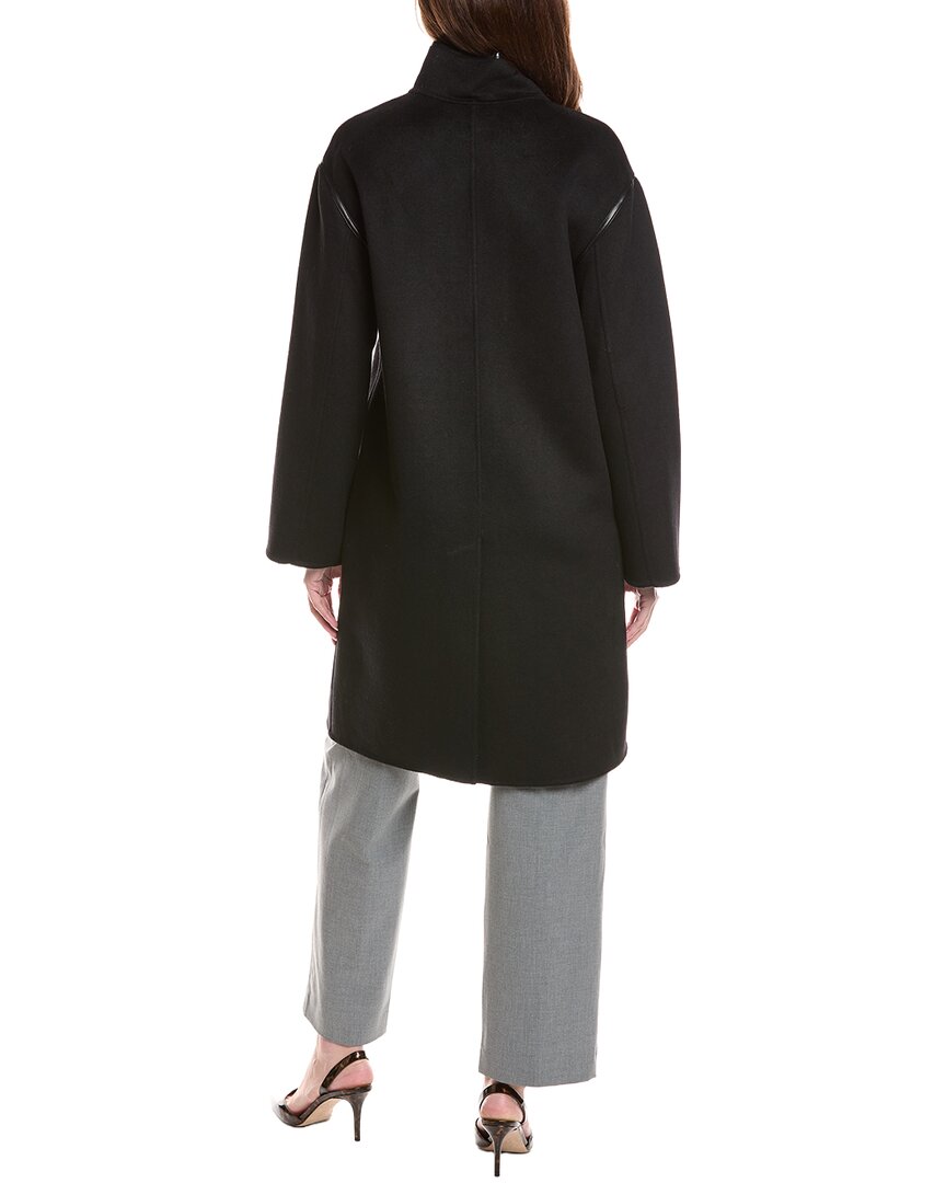 Tahari Sydney Long Wool-Blend Coat