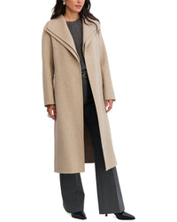 Tahari Elliot Long Wool-Blend Coat
