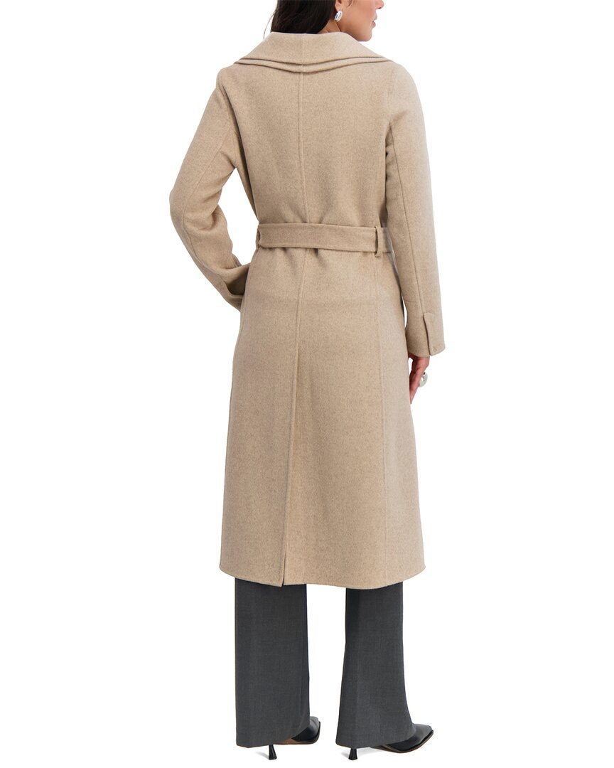 Tahari Elliot Long Wool-Blend Coat