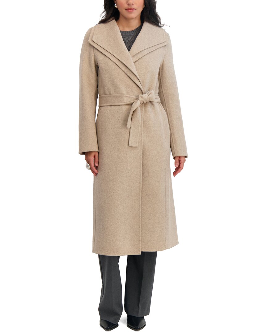 Tahari Elliot Long Wool-Blend Coat