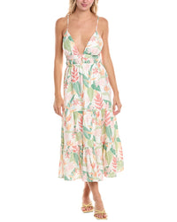 Tori Richard Takes 2 To Mango Heidi Linen-Blend Maxi Dress White
